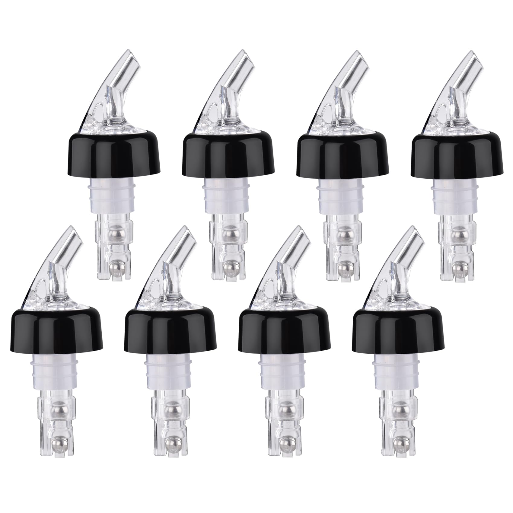 Amazon | 自動測定ボトル注ぎ口 8個 リキュールボトル用注ぎ口 1