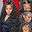 Rozilo Aomllute Deep Wave Lace Front Wigs Human Hair 26 Inch 200 Density 13x4 HD Lace Front Wigs Human Hair for Women Glueless Curly Lace Front Wigs Human Hair Wigs Pre Plucked