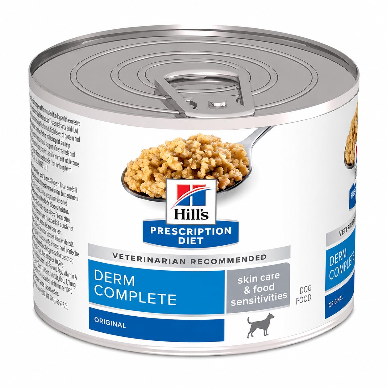 Hill's Prescription Diet Derm Complete Skin Care & Food Sensitivities Wet Dog Food (12 x 200g Tins)