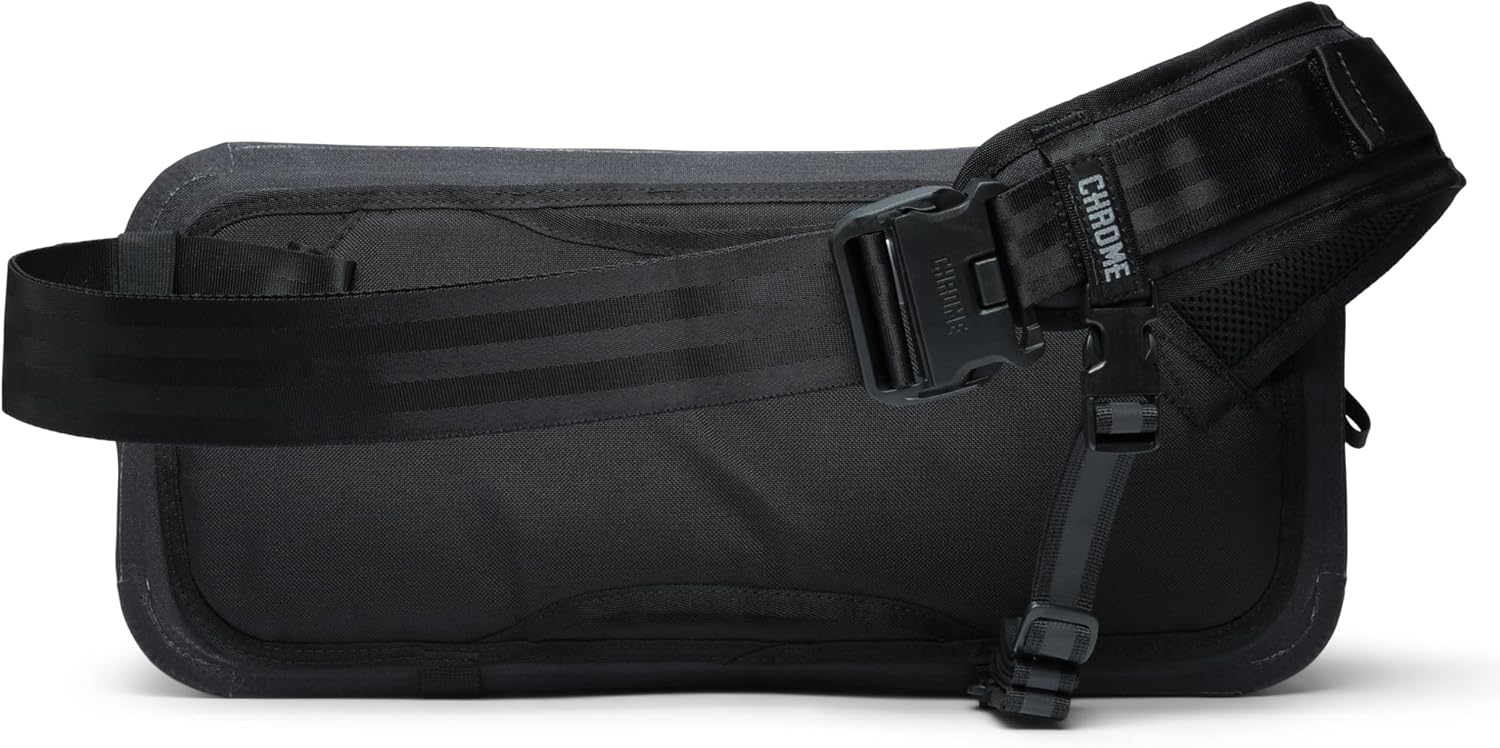 Chrome Industries Kadet WP Sling Messenger Bag – Crossbody Sling for Women and Men w/Quick Release Buckle – 9L, Black - Image 3