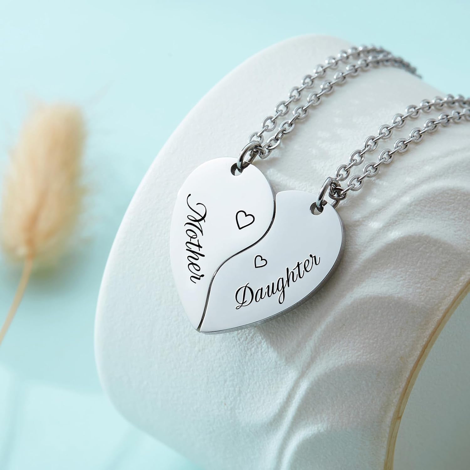 Sisters Best Friends Matching BFF Necklace Set 3,Mom Daughter Necklaces 2,Friendship Jewelry,Mother's Day Birthday Gifts for Women BFF Sister. - Image 6