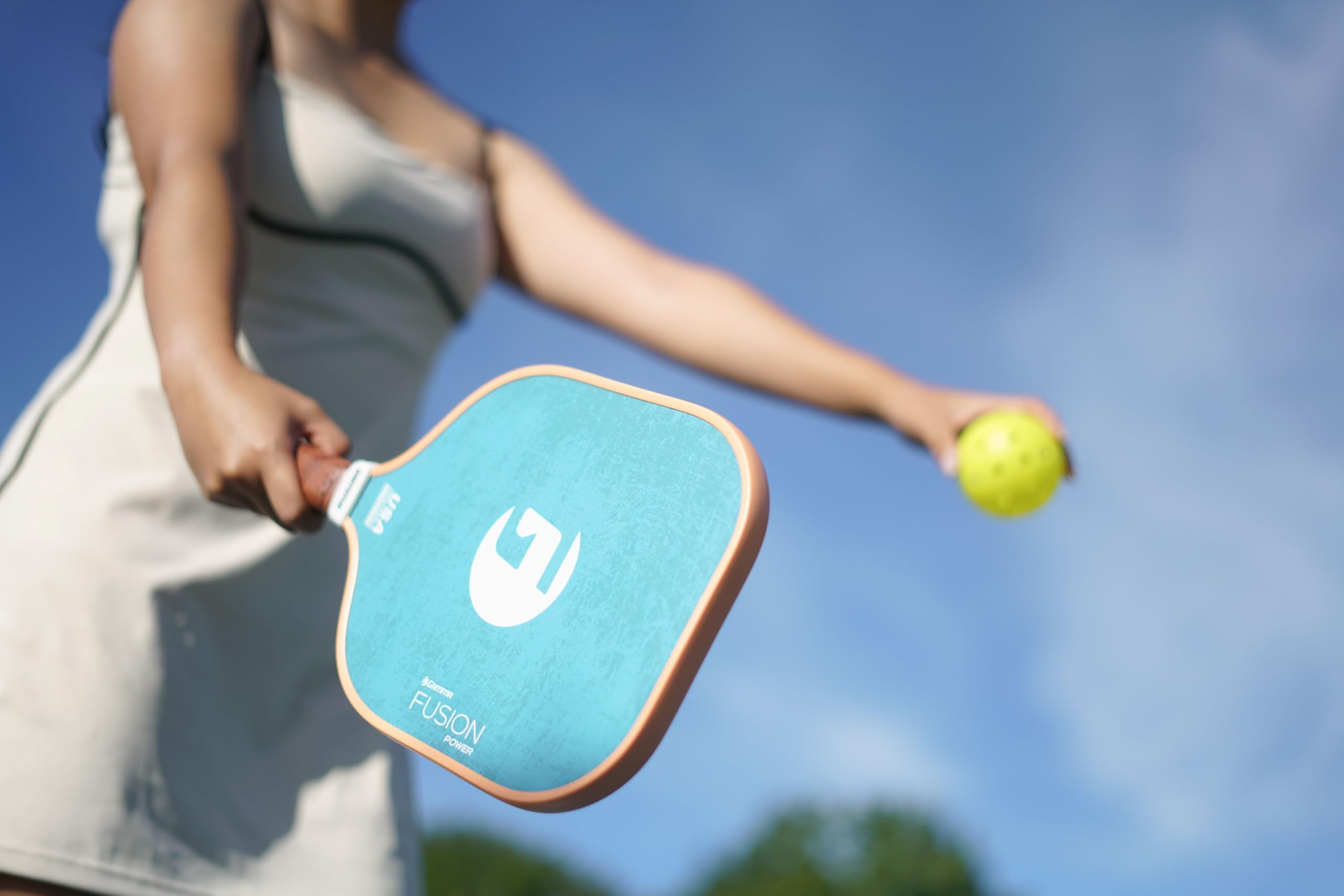 GAMMA Fusion Power - Racchetta da pickleball, stile ispirato al sud-ovest, colore: turchese