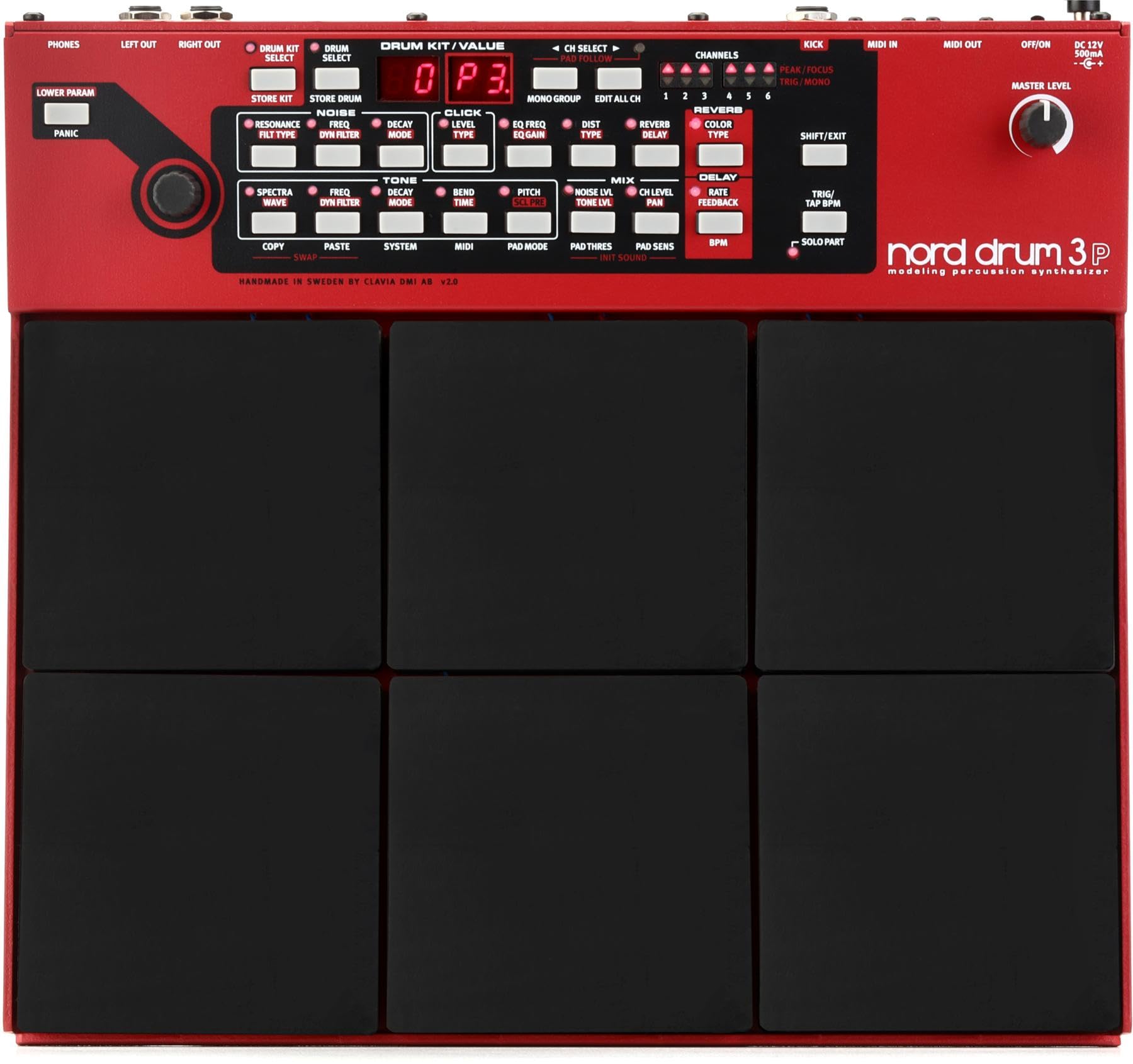 Amazon.com: Nord Drum 3P Modeling 6-Channel Percussion Synthesizer 