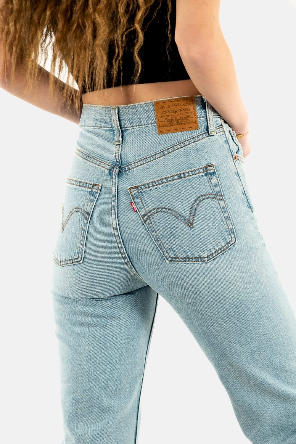 Levi's Ribcage Straight Ankle Jeans Donna