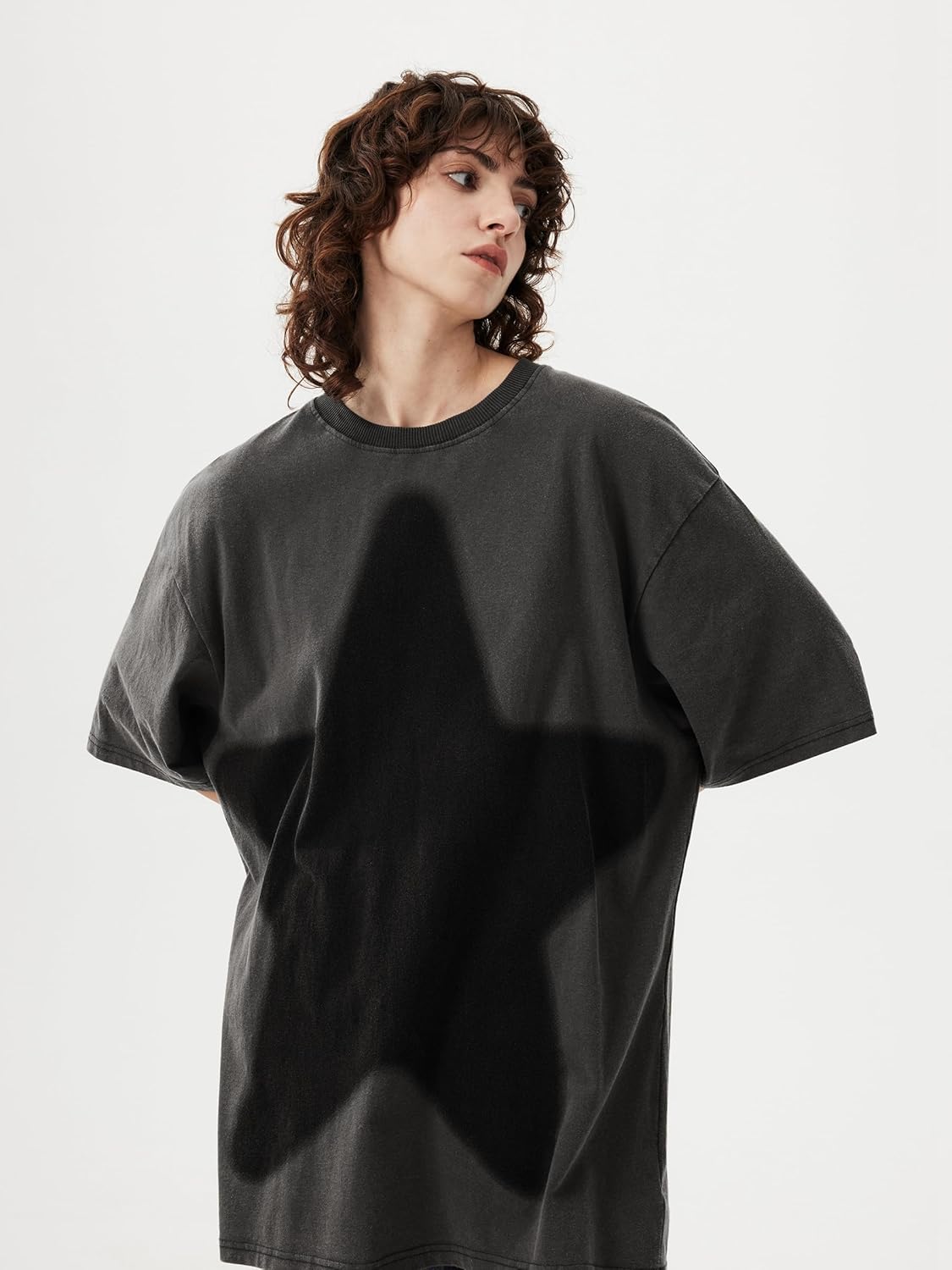 Aelfric Eden Oversized Star Graphic Tees Men Vintage Washed Heavyweight Cotton Trendy Streetwear T Shirts Unisex - Image 4