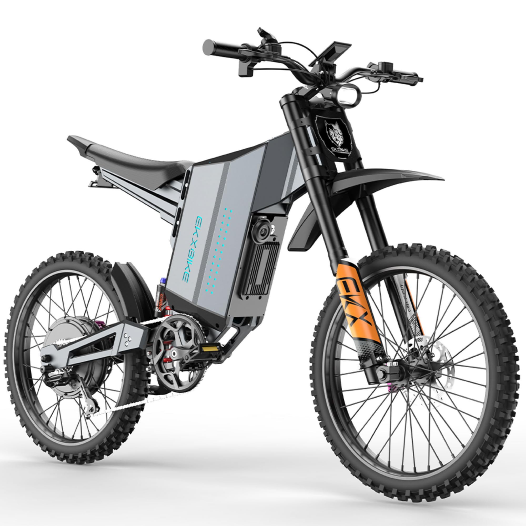 EKXBIKE GTSX22 12000W Electric Dirt Bike for Adults,62MPH Off Road