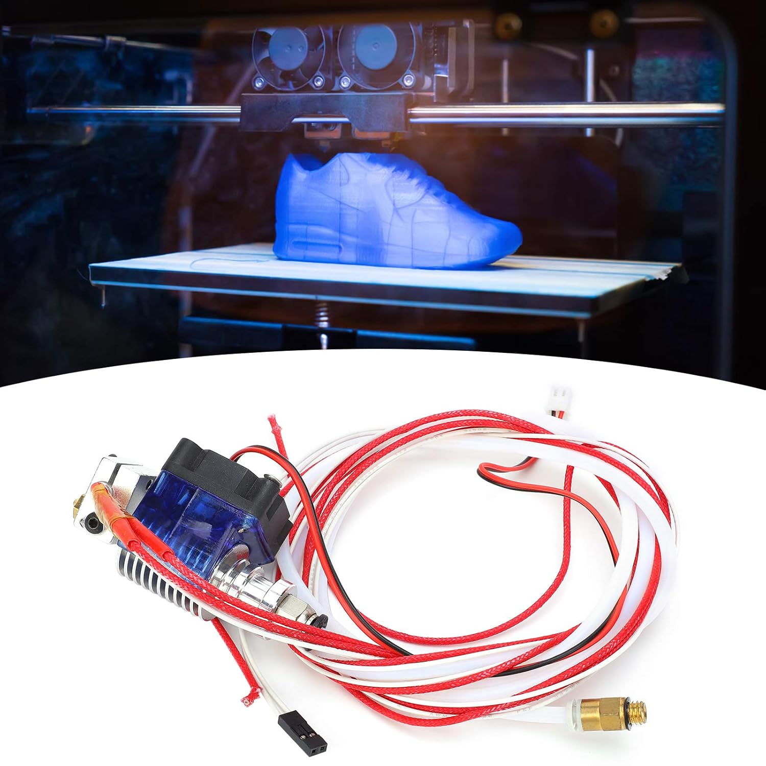 review 3D Printer Aluminium Block, 3D Printer Extruder Hotend Kit Compact Shape 3D Printer Part for Printing Industry for 3D Printer.