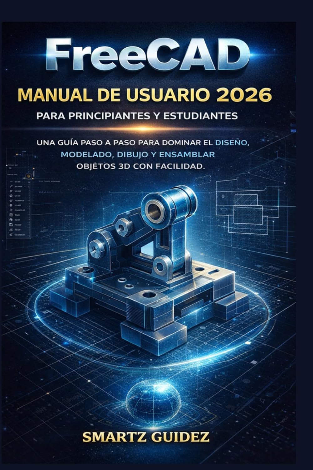 FreeCAD MANUAL DE USUARIO 2026 PARA PRINCIPIANTES Y ESTUDIANTES: UNA GUÍA PASO A PASO PARA DOMINAR EL DISEÑO, MODELADO, DIBUJO Y ENSAMBLAR OBJETOS 3D CON FACILIDAD.
