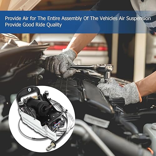 Miniatura 6 de WFLNHB Reemplazo de la bomba del compresor de la suspensión del aire para Cadillac XTS 2013-2018 3.6L V6 23468864 23446561