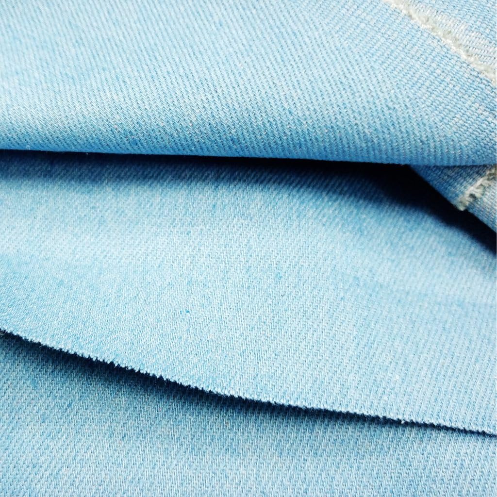 Indigo Blue 10 oz 100% Cotton Denim Chambray Fabric,56 Inches Wide, by The Yard - Image 4