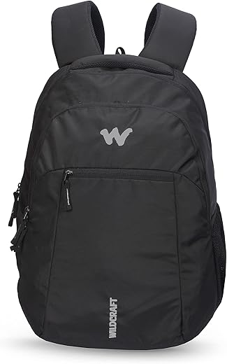 Wildcraft New Polyester 28 liters laptop Casual Backpack (BLACK)
