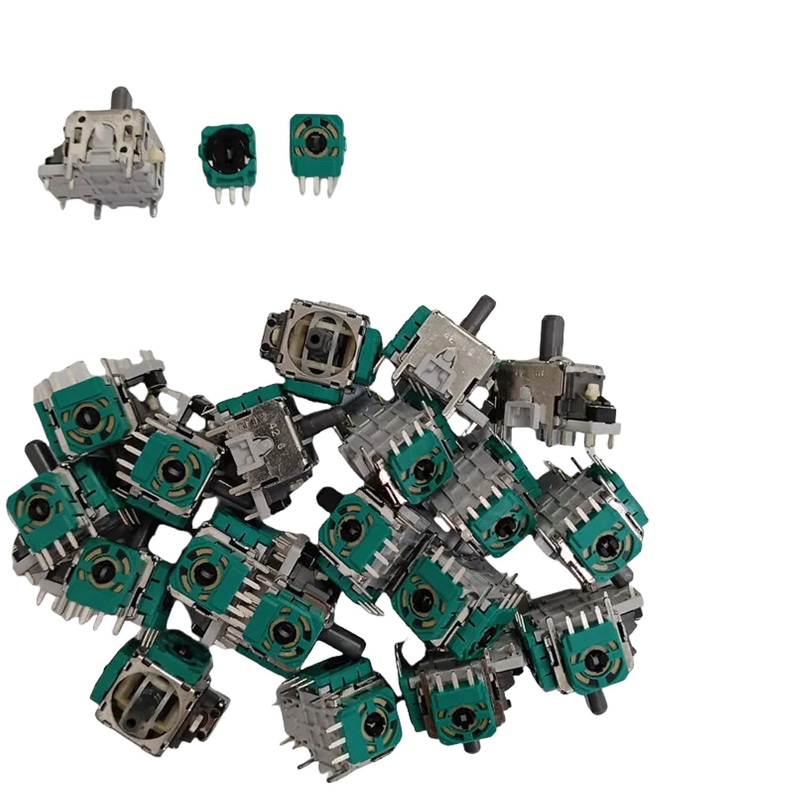 Lote de 50 potenciómetros analógicos, botón basculante de joystick 3D for mando de juegos de Xbox One.