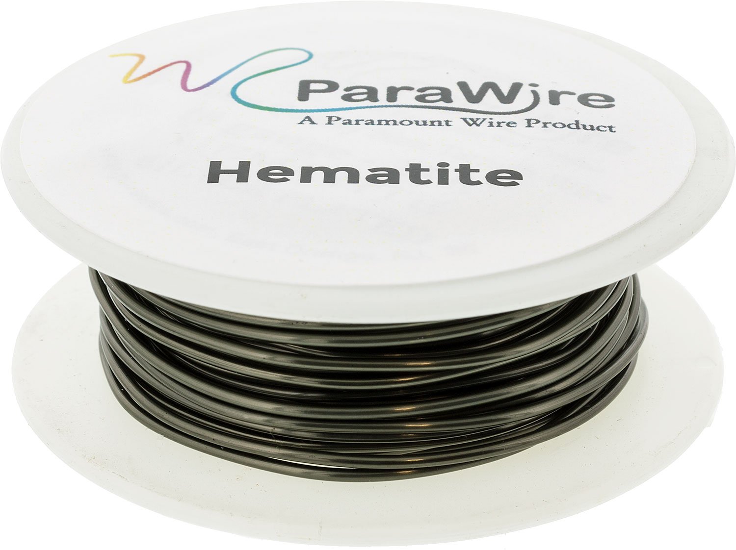 Alambre de cobre, plateado Parawire 28ga Hematite 200' Roll