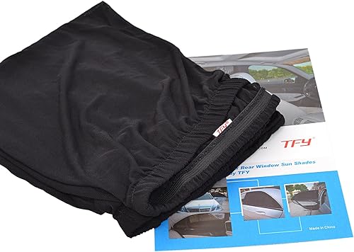 Miniatura 6 de TFY - Toldo parasol universal para ventana lateral - Protege a tus hijos de las quemaduras solares - Diseño de doble capa - Máxima protección - Se