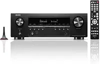 Denon Receptor de home theater AVR S770H 7,2 Ch (modelo 2023) receptor HDMI UHD 8K (75W x 7), transmissão sem fio via HEOS, Bluetooth e Wi-Fi integrado, Dolby TrueHD, DTS Neural: X e DTS: X Surround
