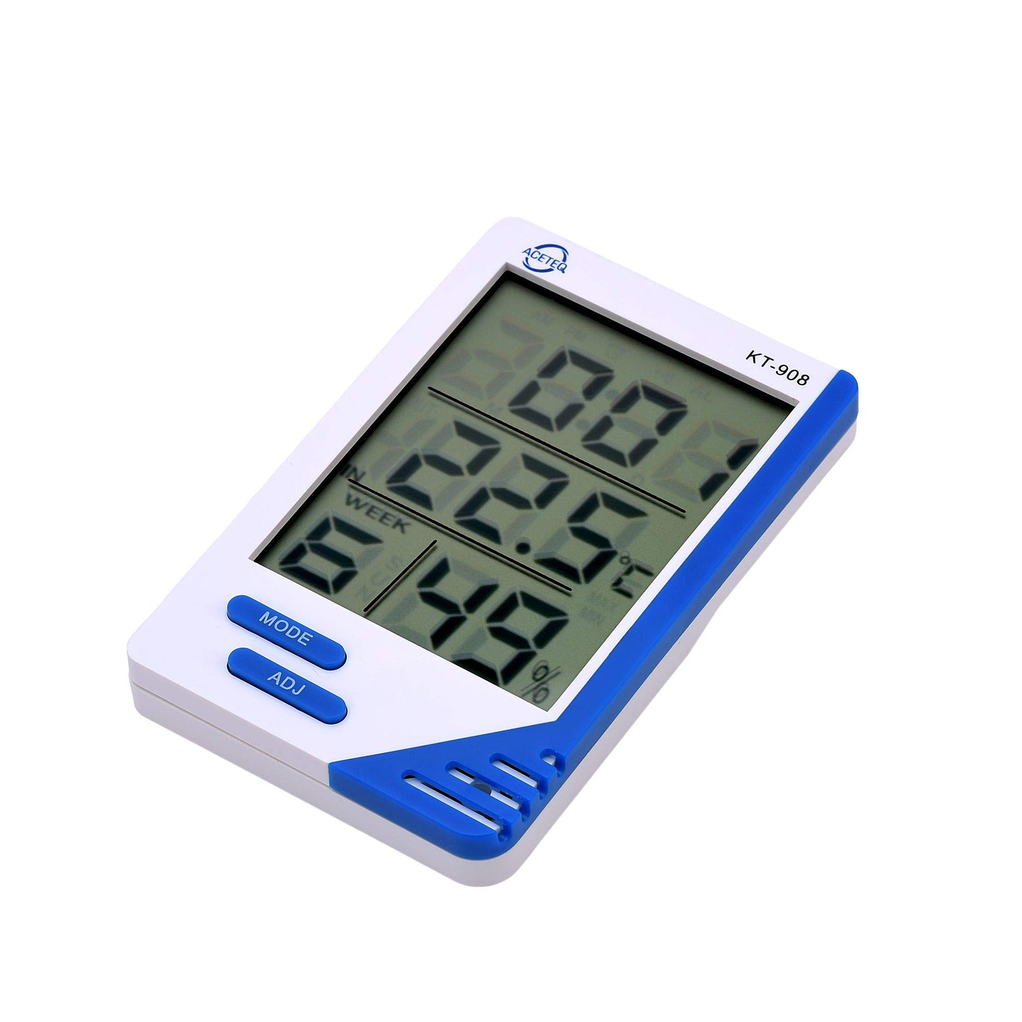 Thermocare Plastic Digital Room Thermometer With Humidity Indicator And Clock, White, Pack of 1 (B084BWRYLT) Amazon Price History, Amazon Price Tracker
