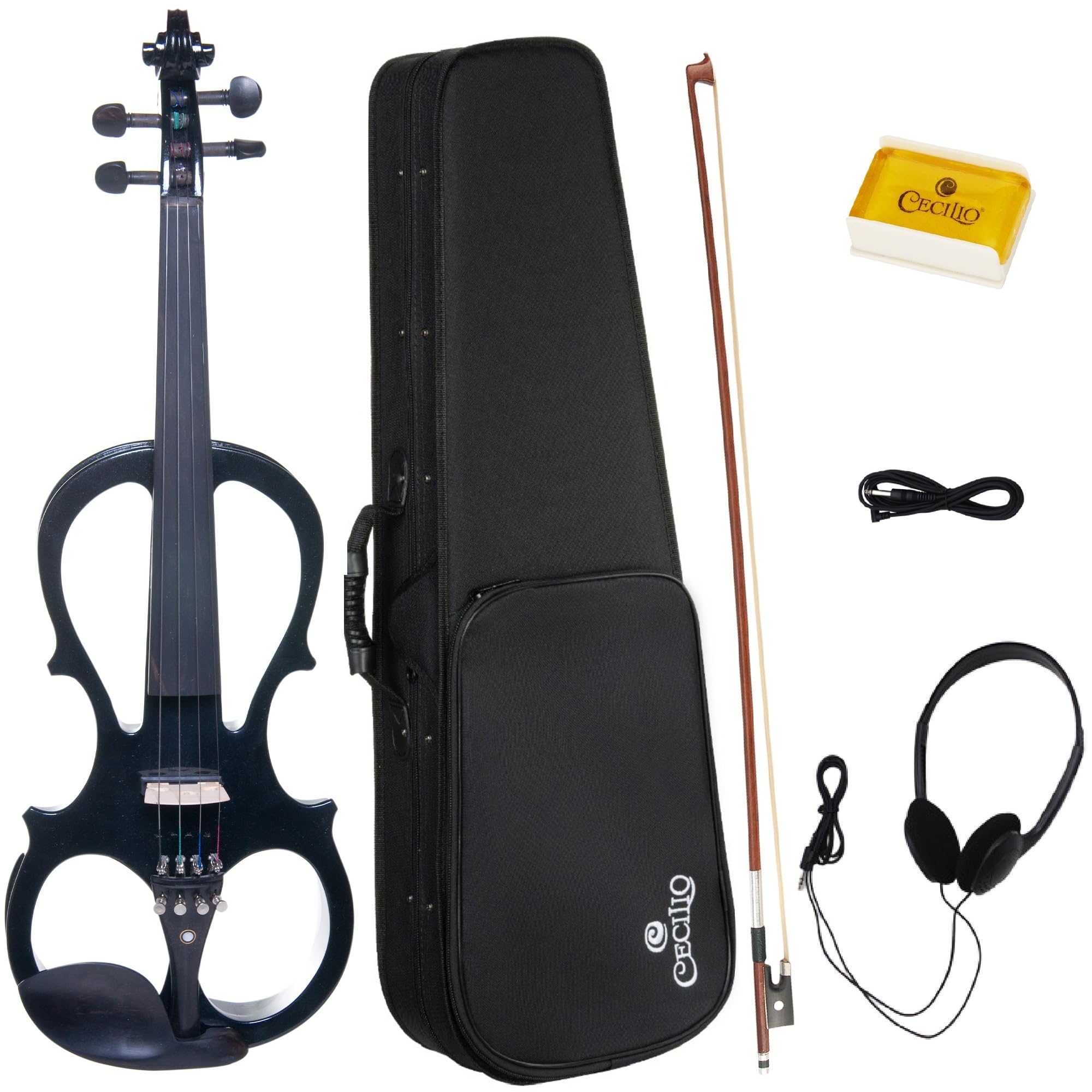 Amazon.com: Cecilio Electric Violin 4/4 Full Size Silent Violin