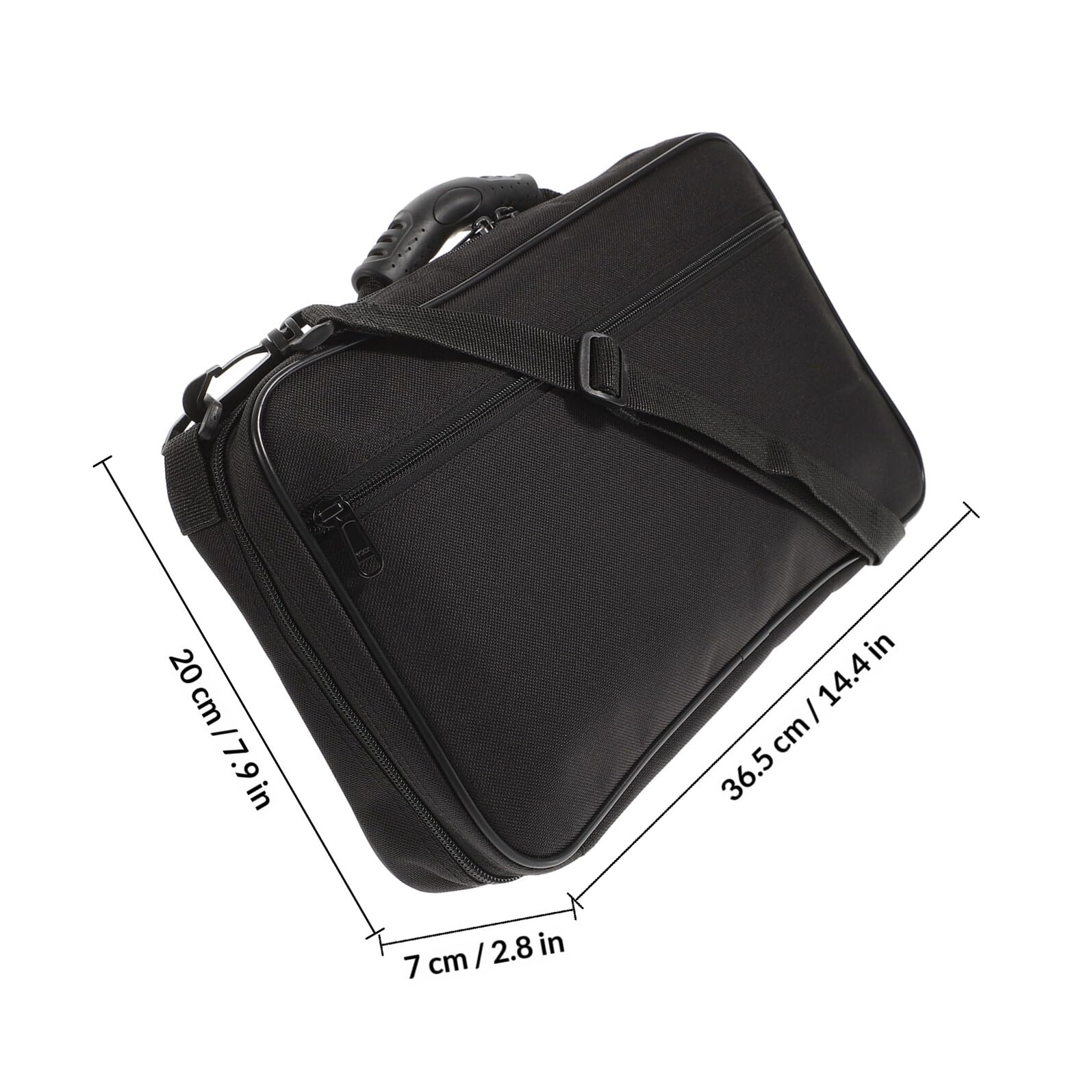 Étui Portable pour Hautbois, Lot de 1 Set de Set, Design Simple Noir