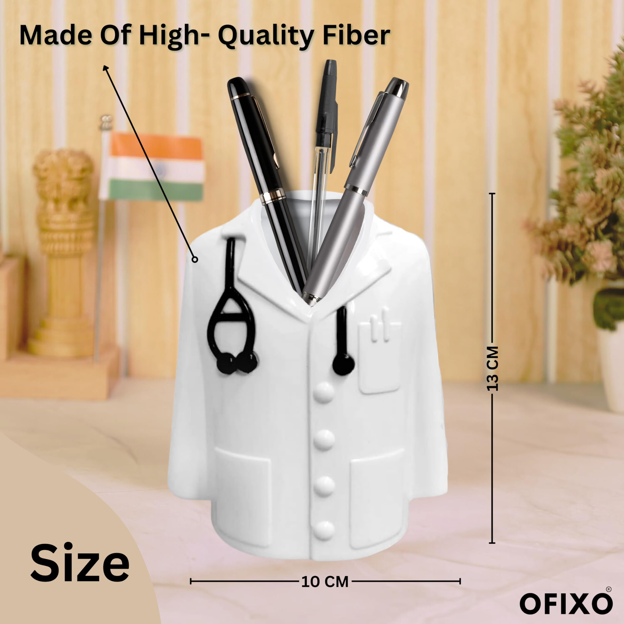 OFIXO Supporto per penne e matite, ideale per medici, chirurghi, professionisti medici, uffici, case e studenti di medicina