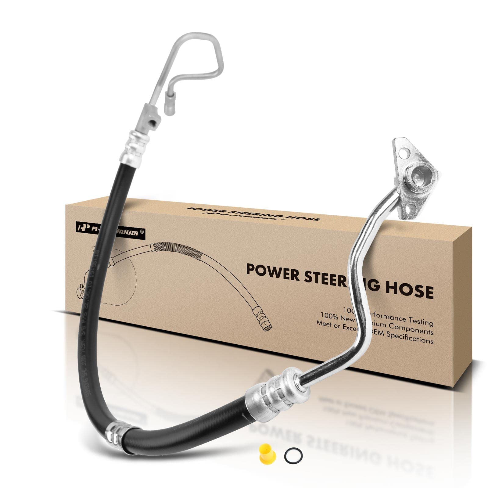 Photo 1 of A-Premium Power Steering Hose Pressure Hose Line Assembly Compatible with Honda Odyssey 1995-1997 Isuzu Oasis 1996-1997 2.2L Pump To Gear/Rack Pinion