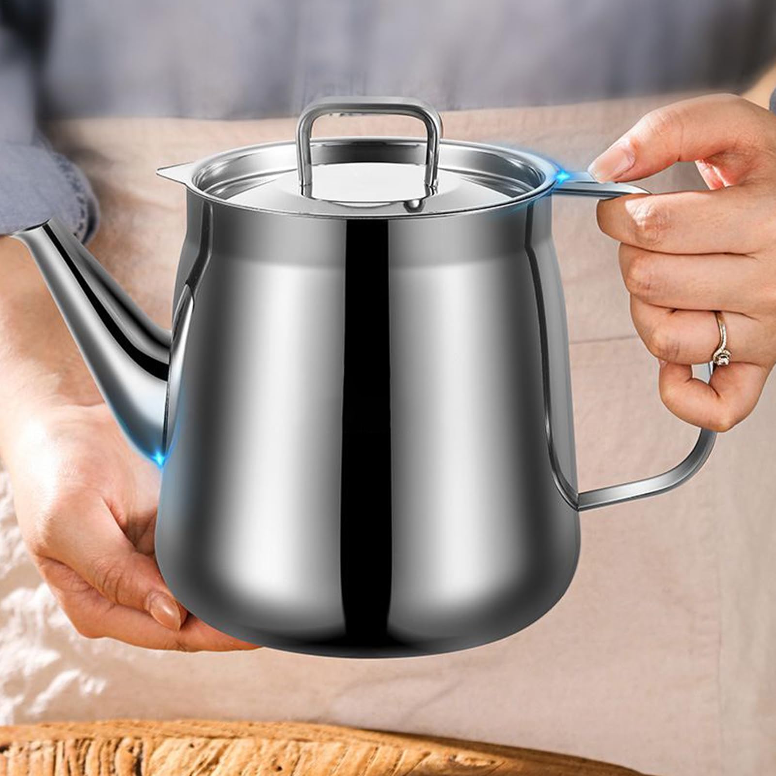 Distributeur d'huile de cuisson antidérapant anti-poussière avec filtre
