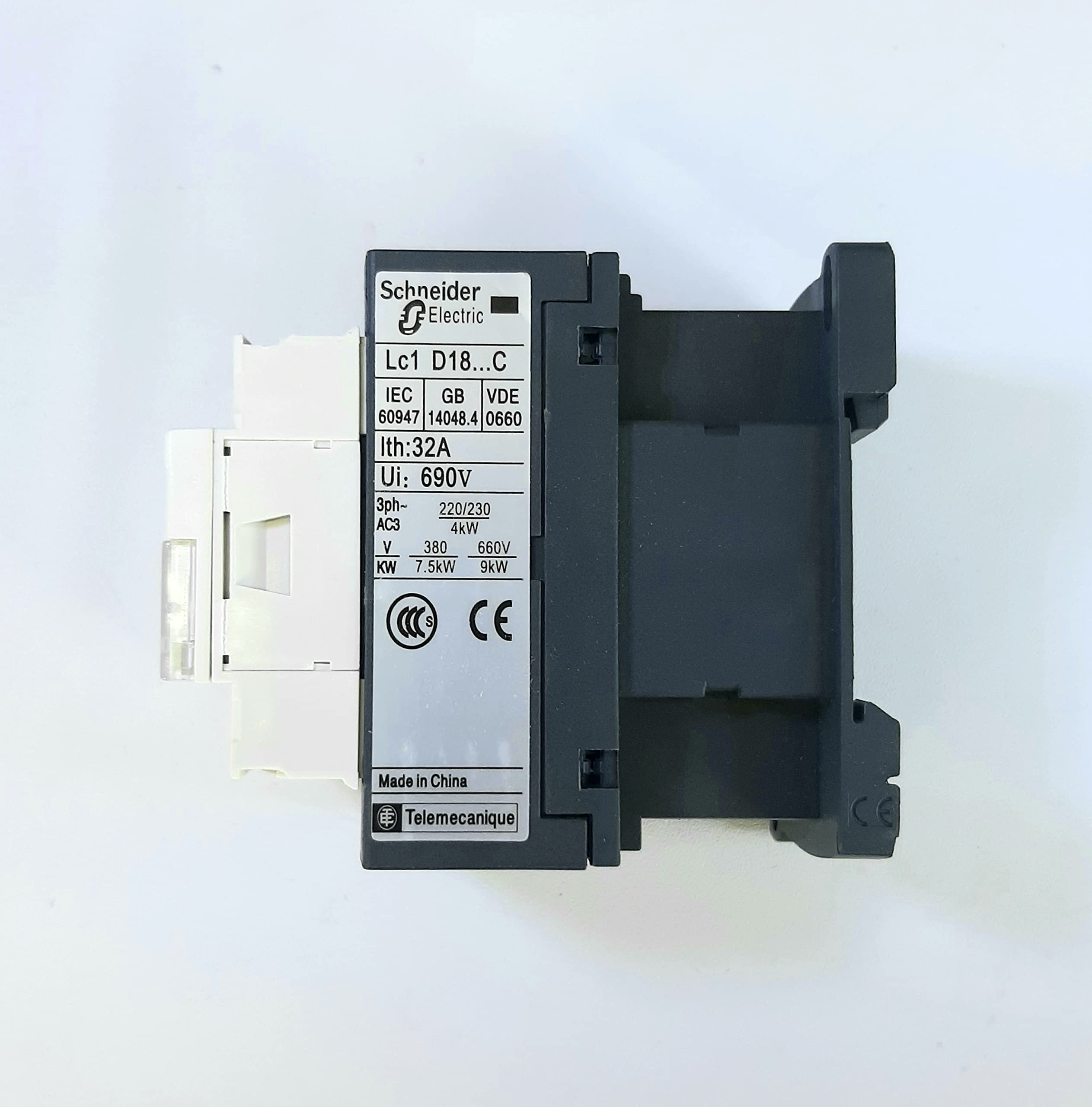 Schneider Contactor LC1D18G7C 120VAC