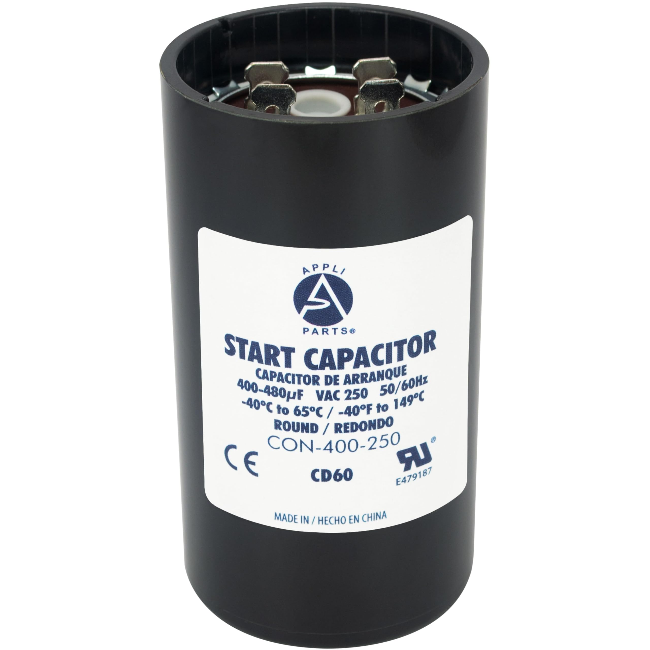 Condensateur de démarrage 400-480 MFD 250V bobine pompe compresseur universel
