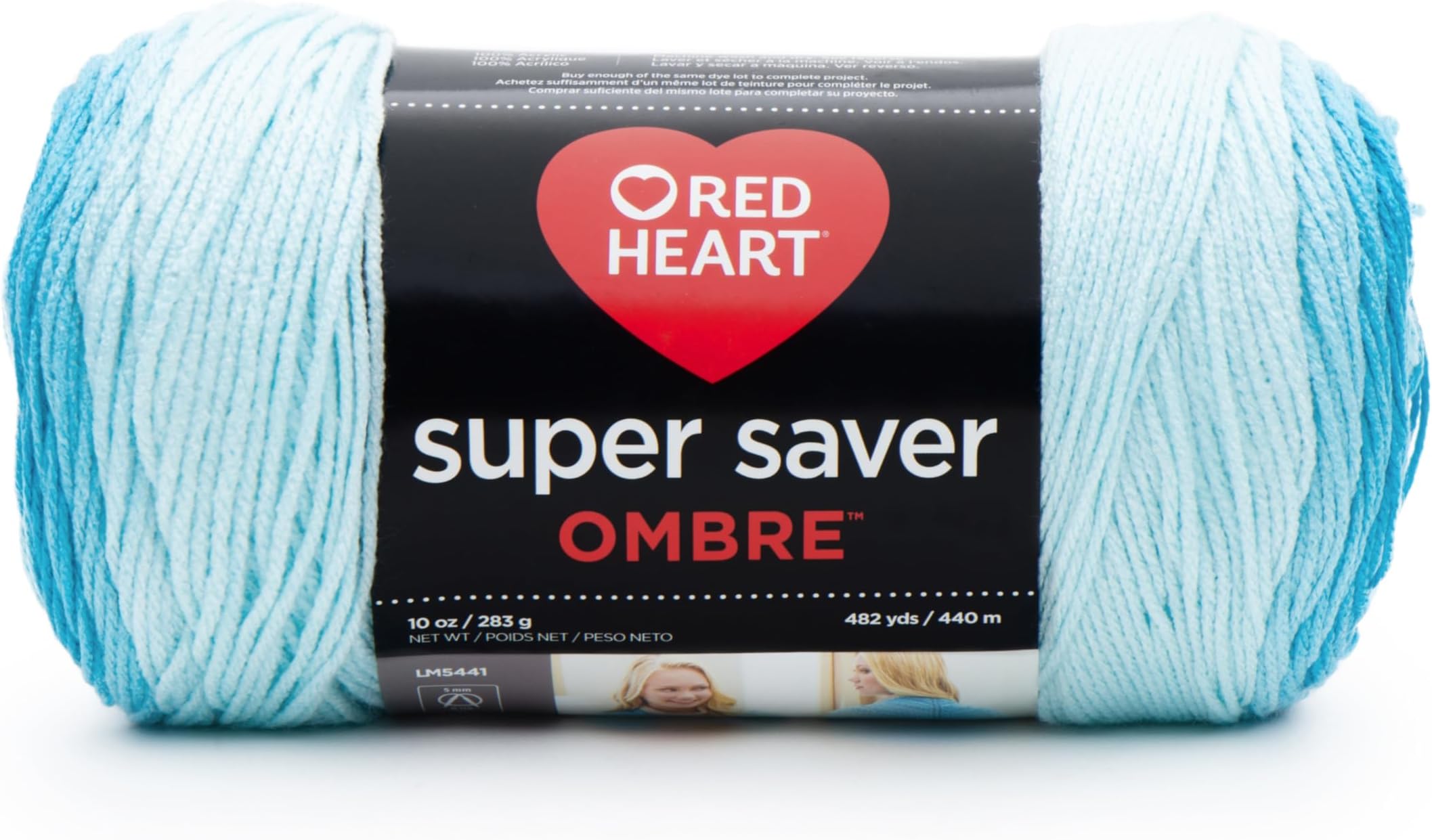 Super Saver Ombre Yarn-Scuba