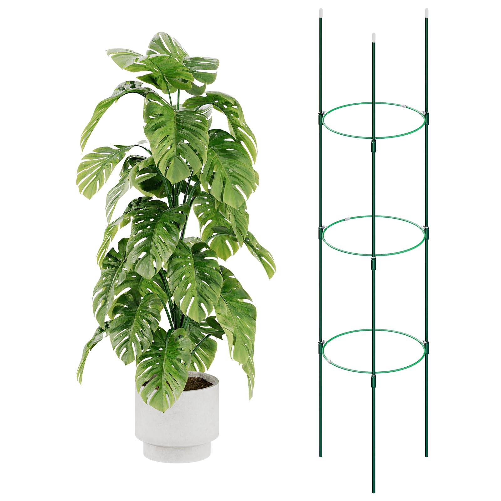 Bamworld Plant Support Tall Garden Trellis Tomato Cage for Climbing Plants(120cm/47.2in)