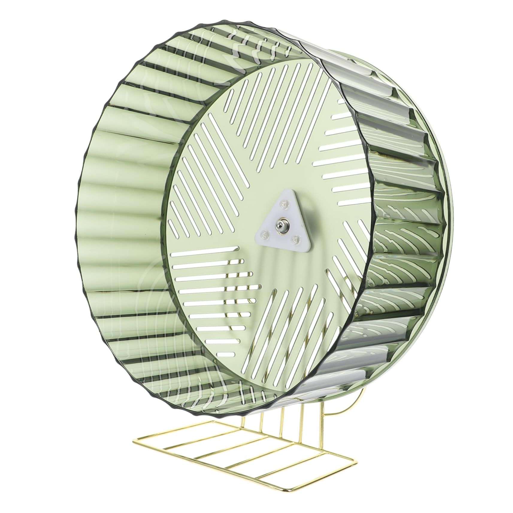 ERINGOGO Roue de Course Silencieuse pour Hamster avec Support pour Souris et Chinchilla Roue Verte pour Cage Divertissement Stress pour Petits Animaux