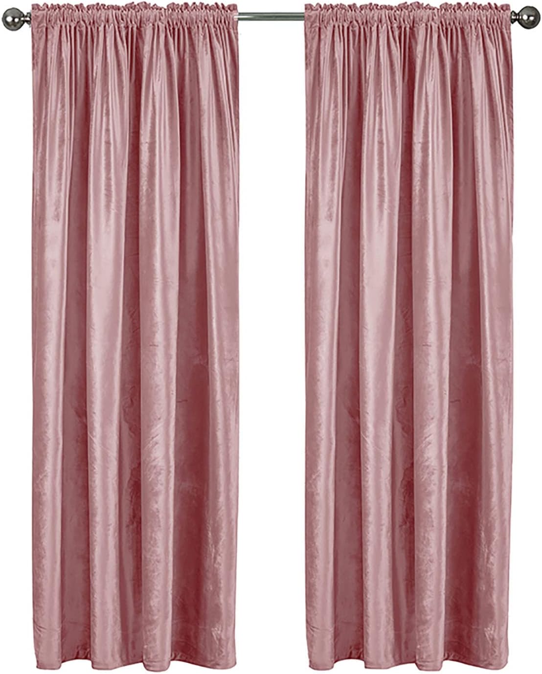 BOYOUTH Solid Color Blackout Flannel Curtains, Rod Pocket Short Window Valance Curtains Drapes for Kitchen,Bedroom,Living Room,Bathroom,Grey,29x24-Inches,2 Panels