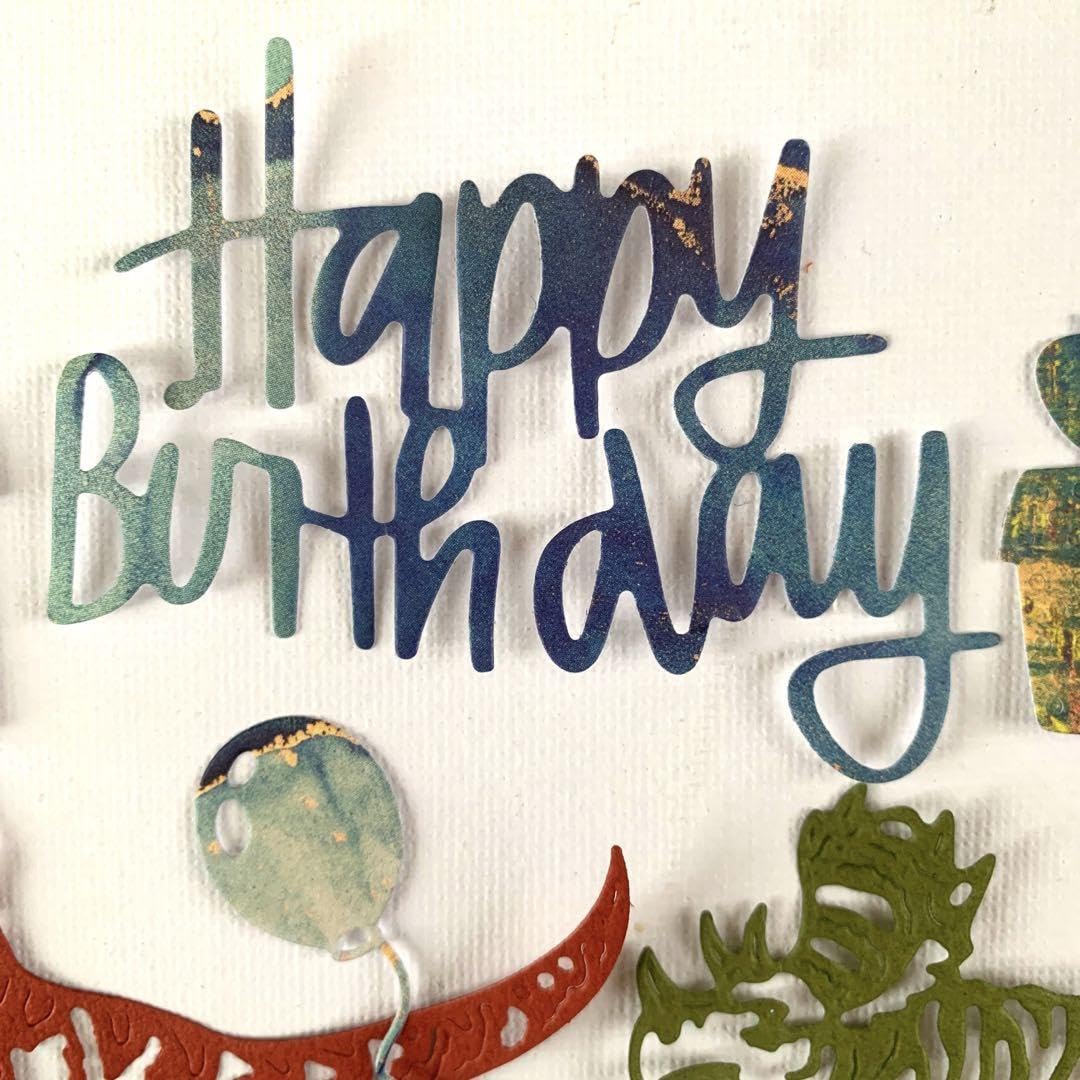 お得 恐竜 誕生日 ペーパークラフト ダイカット アルバム素材