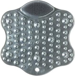 Body & Sole Tub & Shower Mat (Pearl Silver) - Two Surfaces, Cleaning Bristles and Reflexology Bumps, Suctions to Tub or Shower Floor
