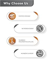 Vista 5 de Just Jaivik Triphala en polvo 100% orgánico, certificado orgánico por OneCert Asia, 227 GMS / 1/2 libra / 08 onzas - Equilibra DOSHAS según Ayurveda