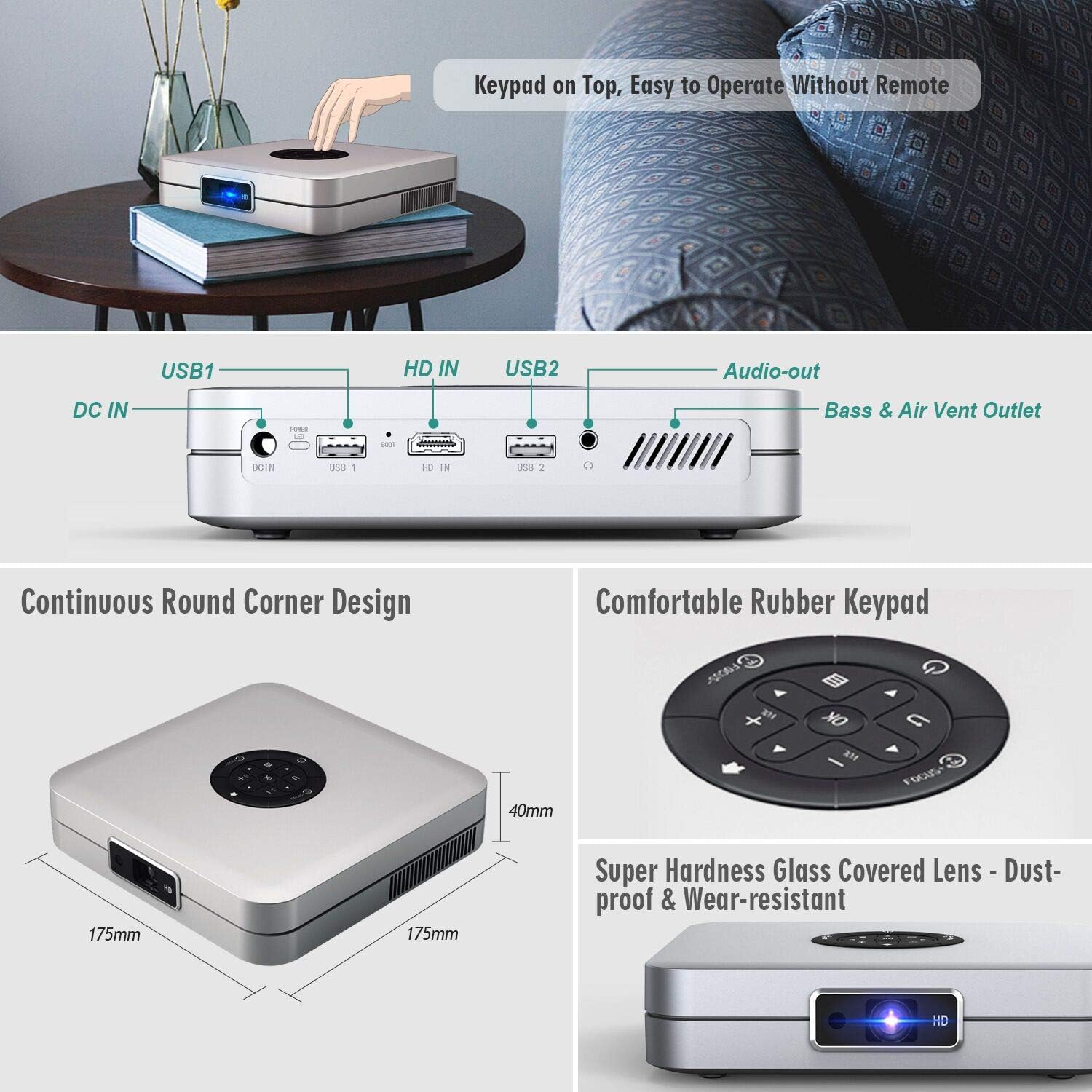 Get Discount 70% Price Video Projector, Cocar K1 Portable Projector for Home Theater with WiFi High Bright 350 ANSI, HD Projector Support 1080P 300 MAX BT 4.2 HDMI Quickly Mirroring, with Keypad Remote Built-in Speakers Exclusive Discount 80% Offer Video Projector, Cocar K1 Portable Projector for Home Theater with WiFi High Bright 350 ANSI, HD Projector Support 1080P 300 MAX BT 4.2 HDMI Quickly Mirroring, with Keypad Remote Built-in Speakers