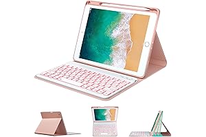 Keyboard Case Compatible with iPad 6th Generation 2018/5th Generation 2017