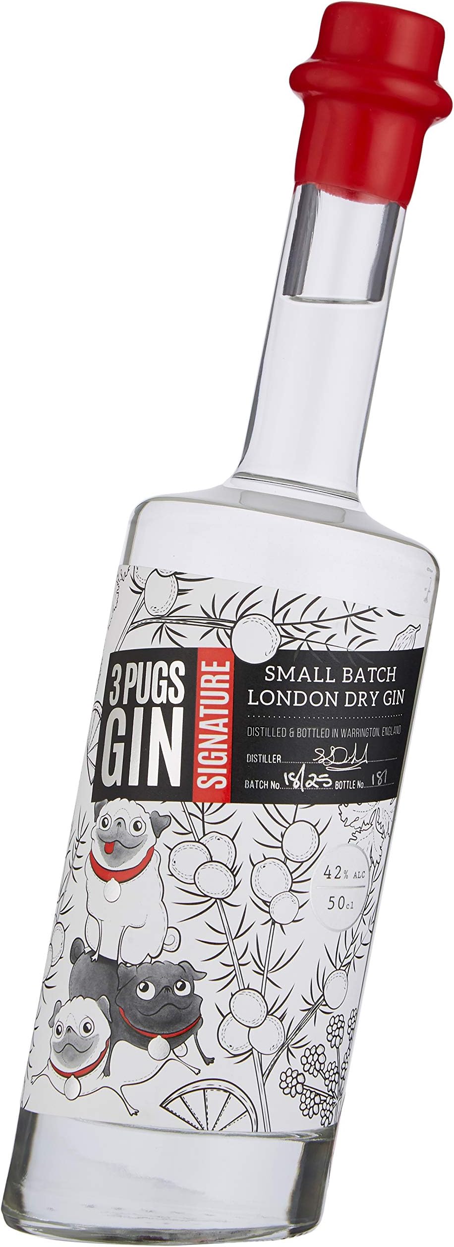 Small Batch London Dry Gin, 1 x 500ml