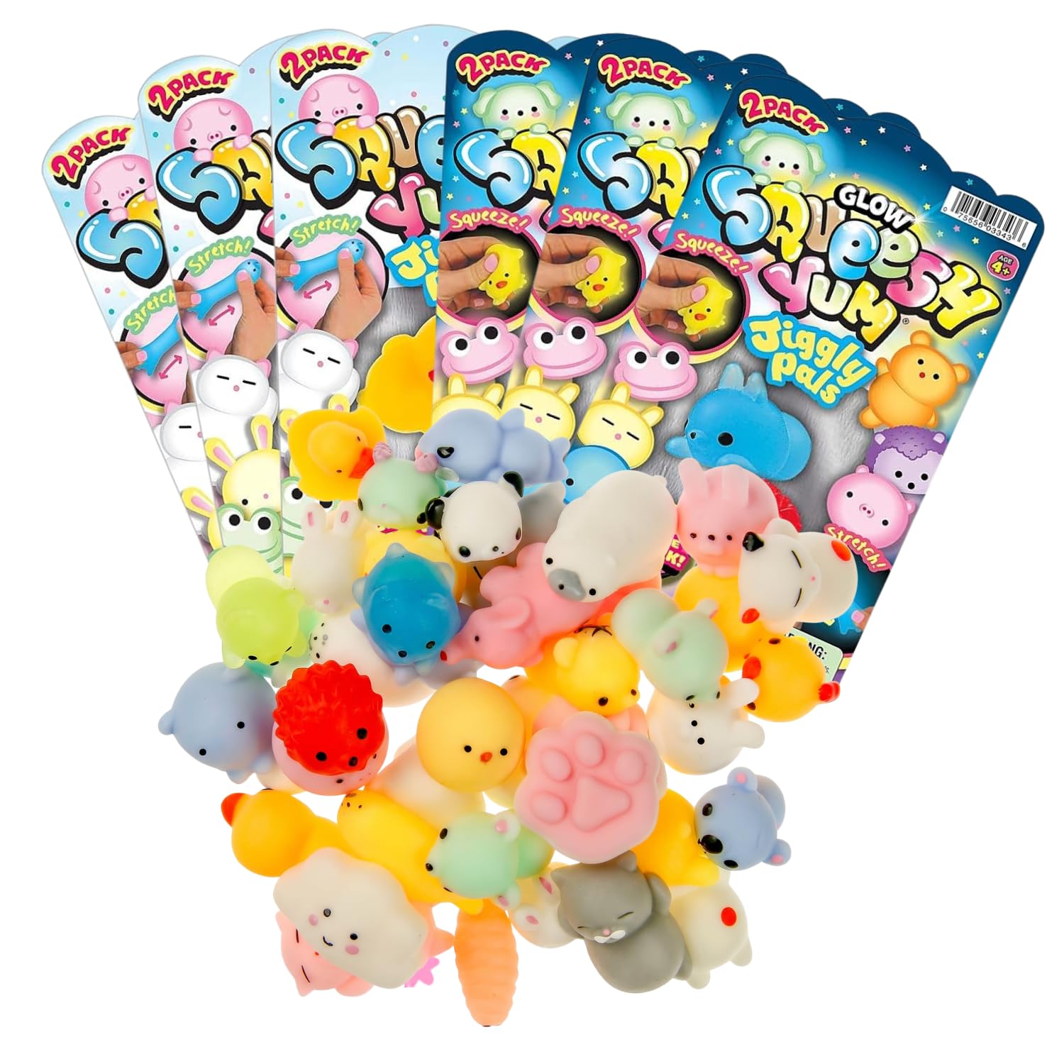 juanmiミニスクイーズ Amazon.com: JA-RU Mini Mochi Animals (6 Pack, 12 Pieces Total