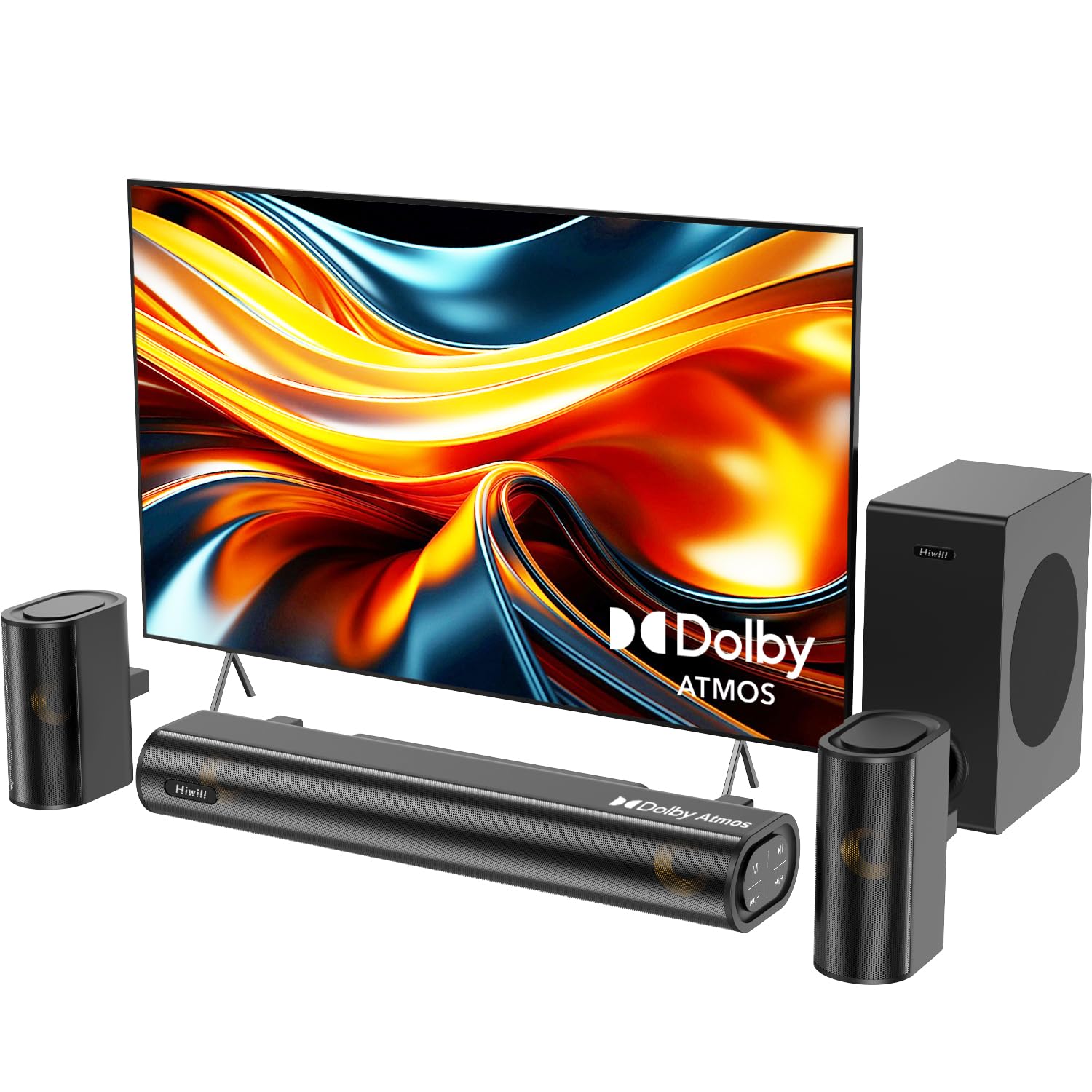 soundbar hiwill 300w 4.1 canale dolby atmos