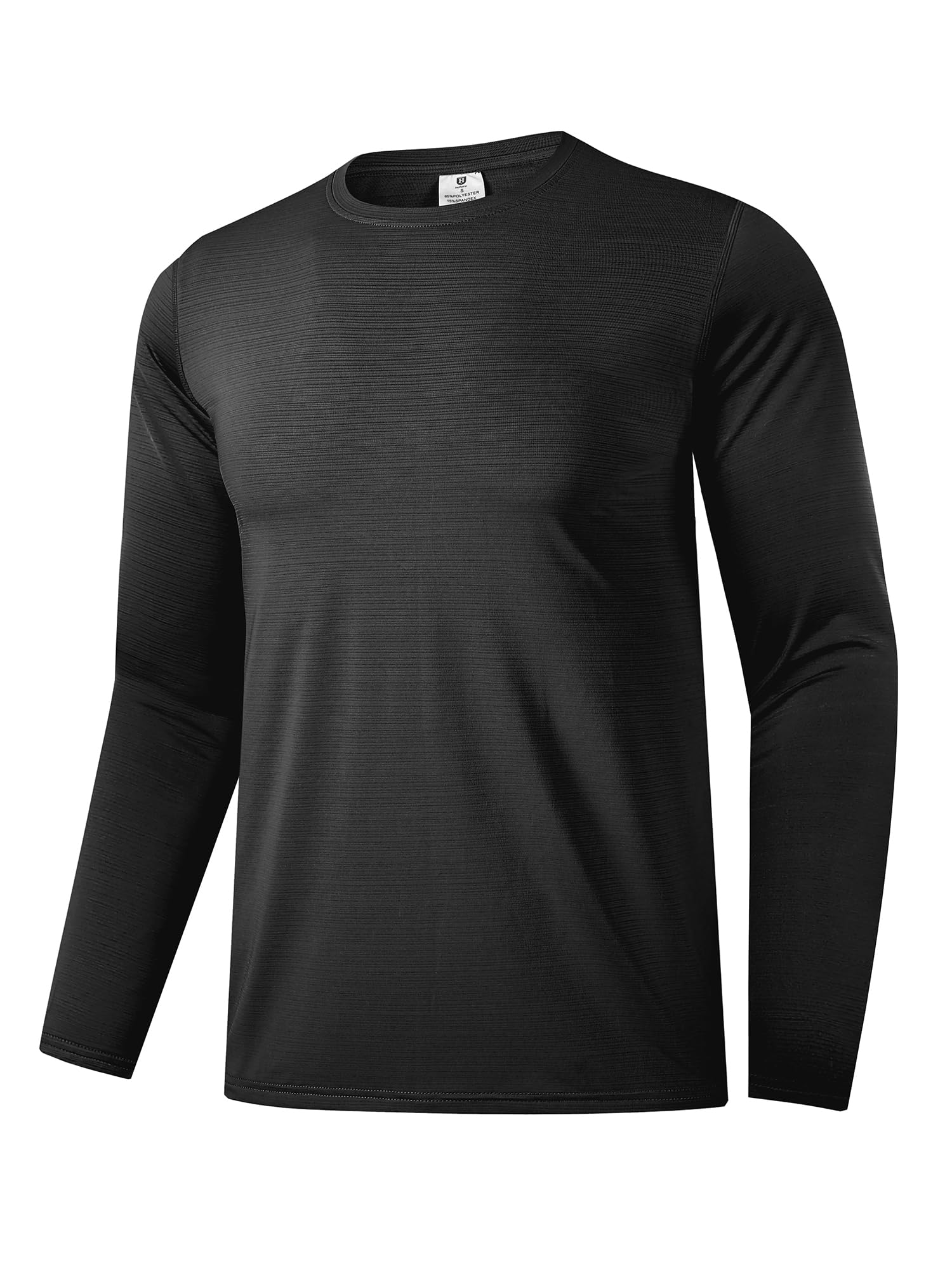 Herren UPF 30+ Performance Langarm T-Shirt Feuchtigkeitstransportierende Shirts