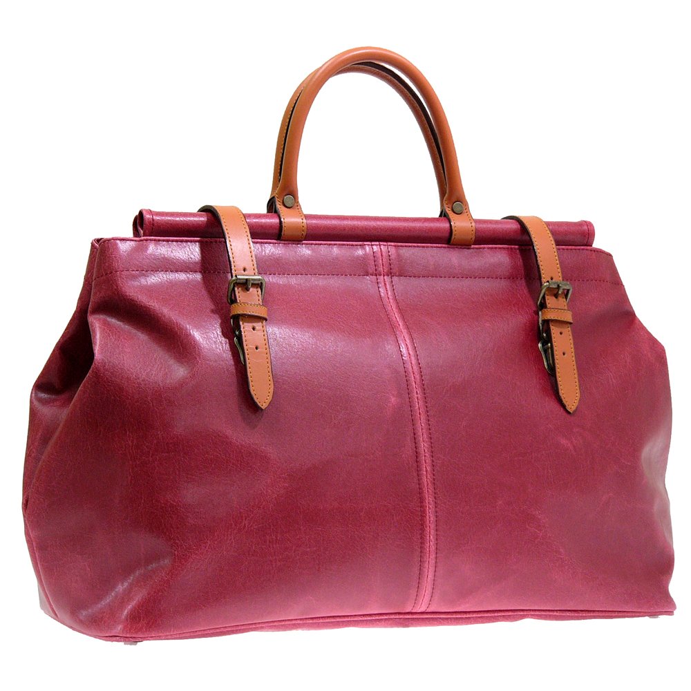 美品✨ kiwada 木和田 豊岡鞄 レトロ 2way ボストンバッグ 赤 Amazon | [レトロ] ダレスボストンバッグ アウトポケット付 本革