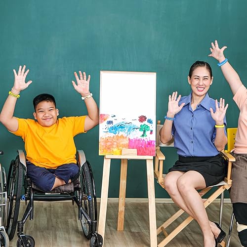 Miniatura 6 de Chivao Paquete de 36 pulseras de conciencia sobre el autismo, unisex, piezas de rompecabezas de silicona, pulseras motivacionales de silicona con