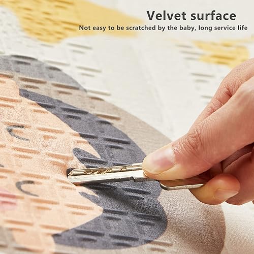 Miniatura 3 de UANLAUO - Alfombra de juego plegable para bebés, extragrande, impermeable, tapete para actividades de bebés, niños pequeños e infantes, para que los