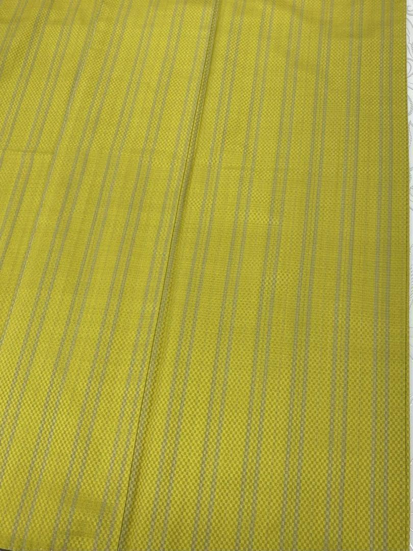 Amazon.co.jp: 山下八百子 市松綾織 本場黄八丈 草木染め 正絹