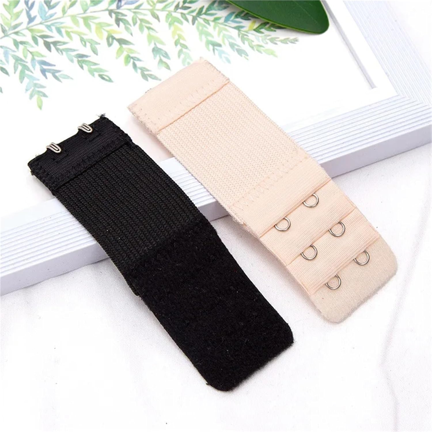 Bra Extenders 50Pcs/set 2 Hook Bra Extender for Women's Elastic Bra Extension Strap Hook Clip Expander Adjustable Buckle
