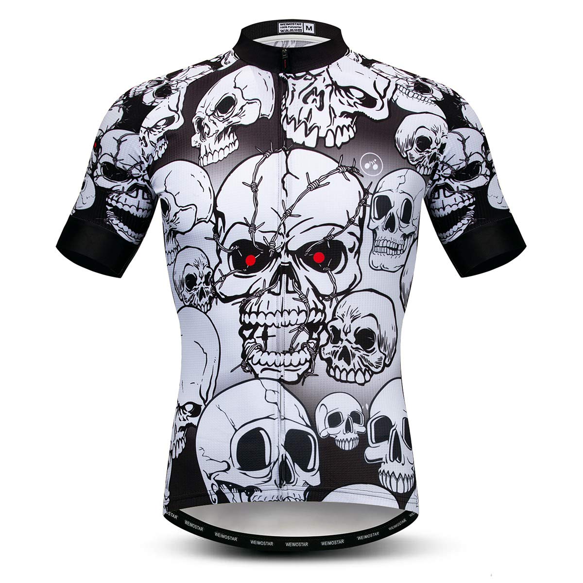 Men's Cycling Jerseys Wolf Print Bicycle Shirts Summer Road Bike Clothes Quick Dry Breathable