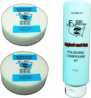 Original JFJ Combo Pack: 2 JFJ Single/Double Arm Pads, and 1 Polish Compound #1 12oz