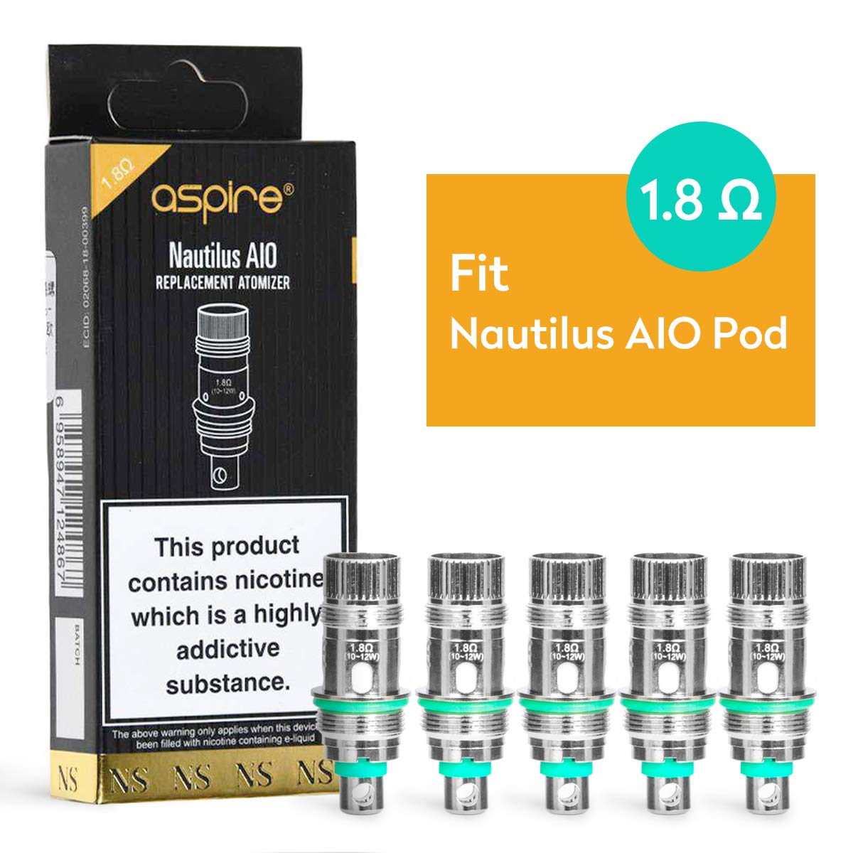 elfbar nachfüll pod läuft aus Aspire Nautilus AIO Pod Mod smo-kingshop.it main image 0