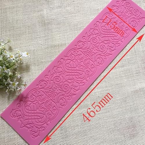 Anyana Edible Wedding Lace Cake Silicone Baking Lace Mat Fondant Impression Texture Lace Decorating Mold Sugar Craft Icing Candy Imprint Moulds Craft #TOP5