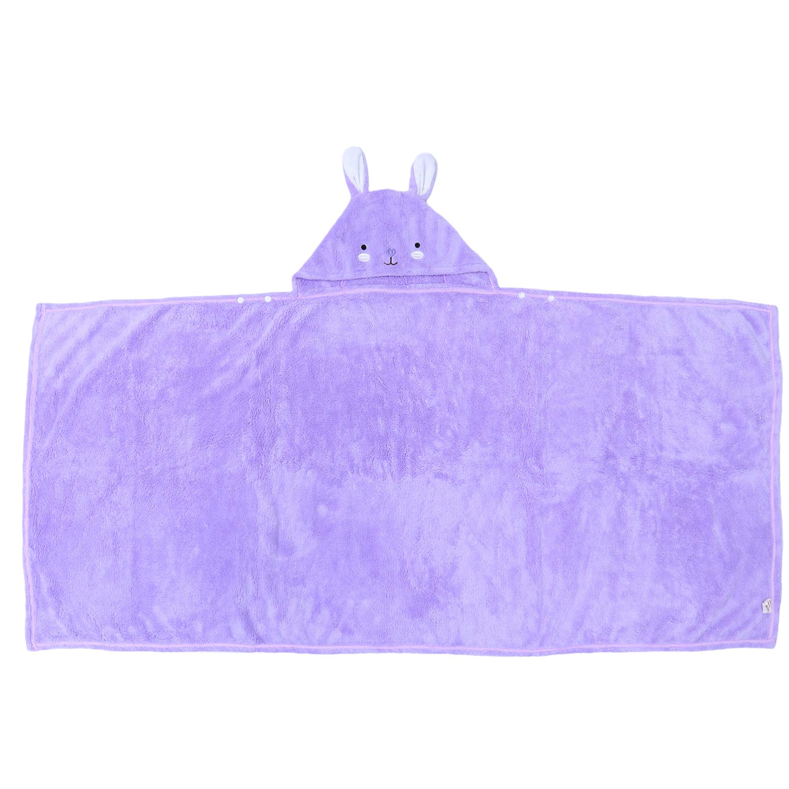 TOYANDONA Serviette de Bain à Capuche pour Garçon Fille Couverture de Bain avec Motif Dessin Animé Serviette Respirante et Douce